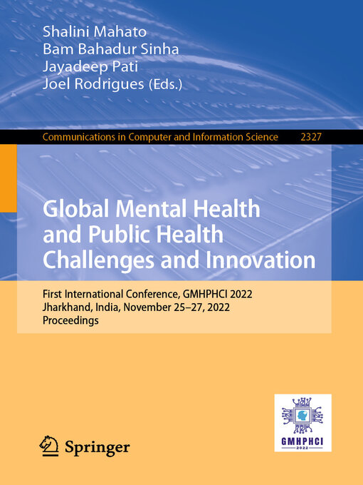 Title details for Global Mental Health and Public Health Challenges and Innovation by Shalini Mahato - Available